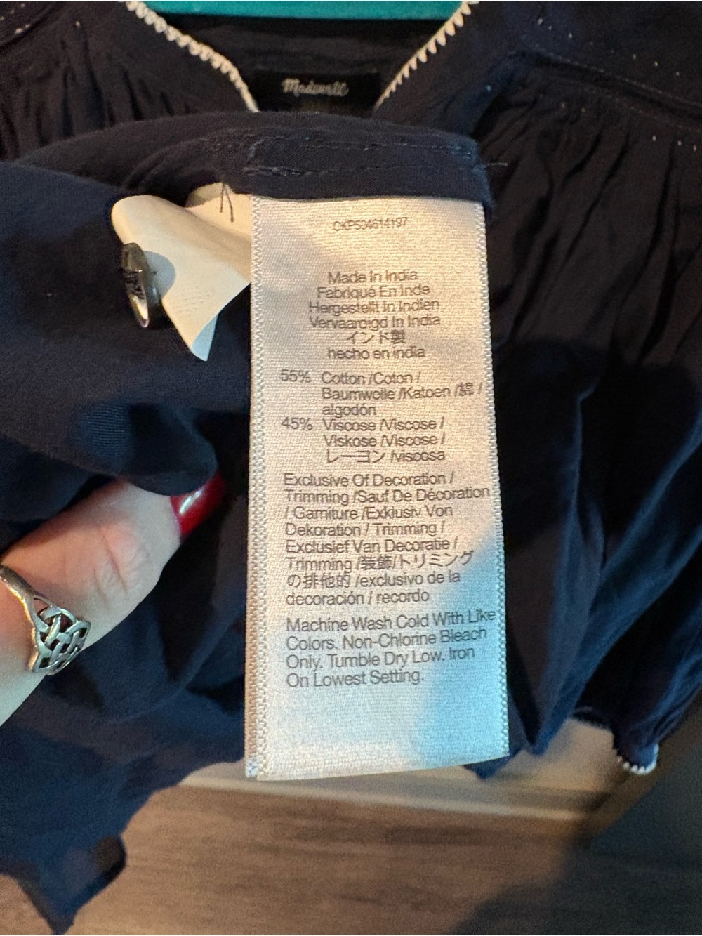Madewell Balloon-Sleeve Blouse - Picture 7 of 7